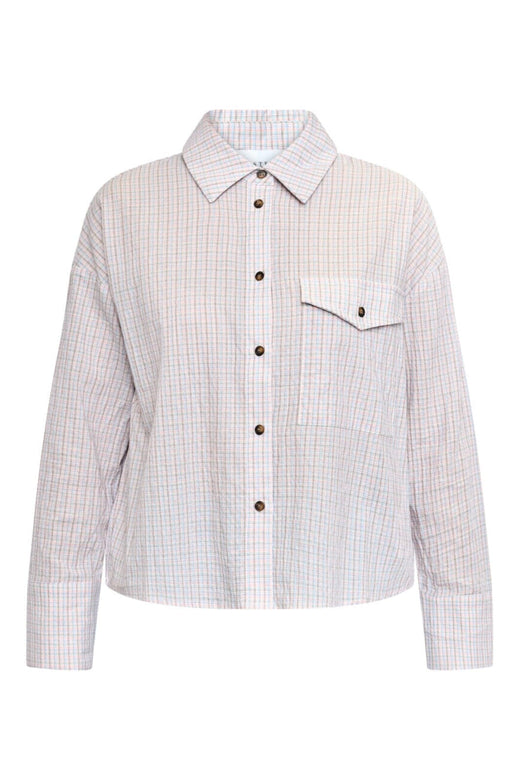 Sisters Point - Vibeke-Sh 19967 - 840 - Soft Rose Check Skjorter 