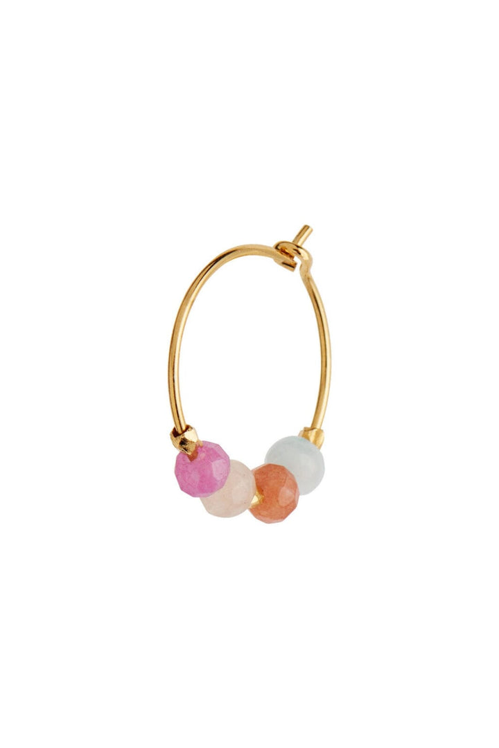 Stine A - Color Crush Hoop Iceland Mix Gold - 1270-02-S Øreringe 