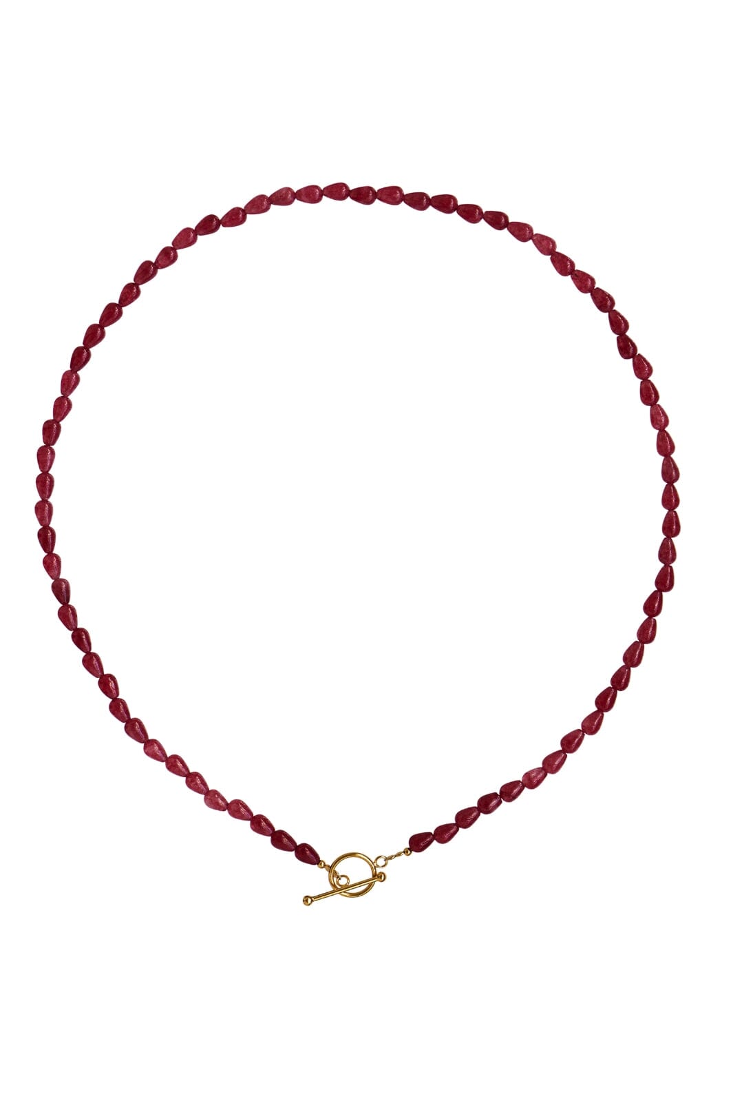 Stine A - Love Drop Necklace - Burgundy - 2061-02-OS