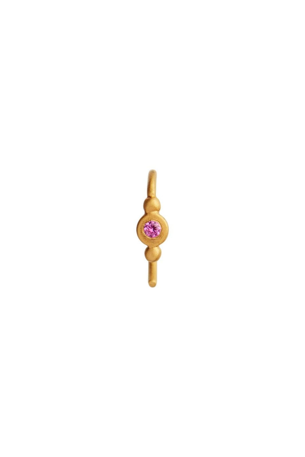 Stine A - Petit Bon-Bon Pink Zircon Earring - 1005-02-S-Pink Øreringe 