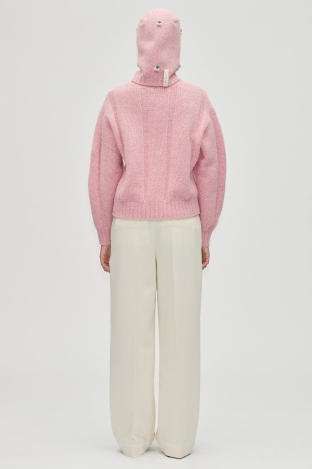 Stine Goya - 2418 Alpaca Knit, Balaclavasg-aw25-a039-2418 - Light Pink