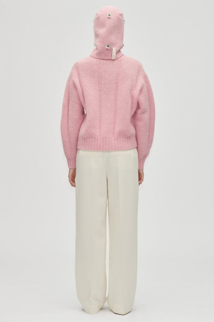 Stine Goya - 2418 Alpaca Knit, Balaclavasg-aw25-a039-2418 - Light Pink