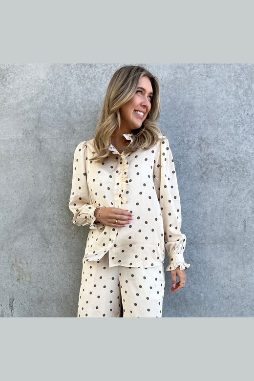 Stories From The Atelier By Copenhagen Shoes - The View Shirt CC8125 - 0012 - Off White/Brown