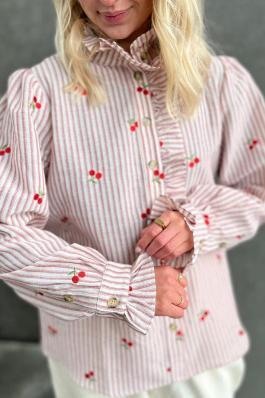 Stories From The Atelier By Copenhagen Shoes - Winter Garden CC8103 - 0011 - Off White/Red