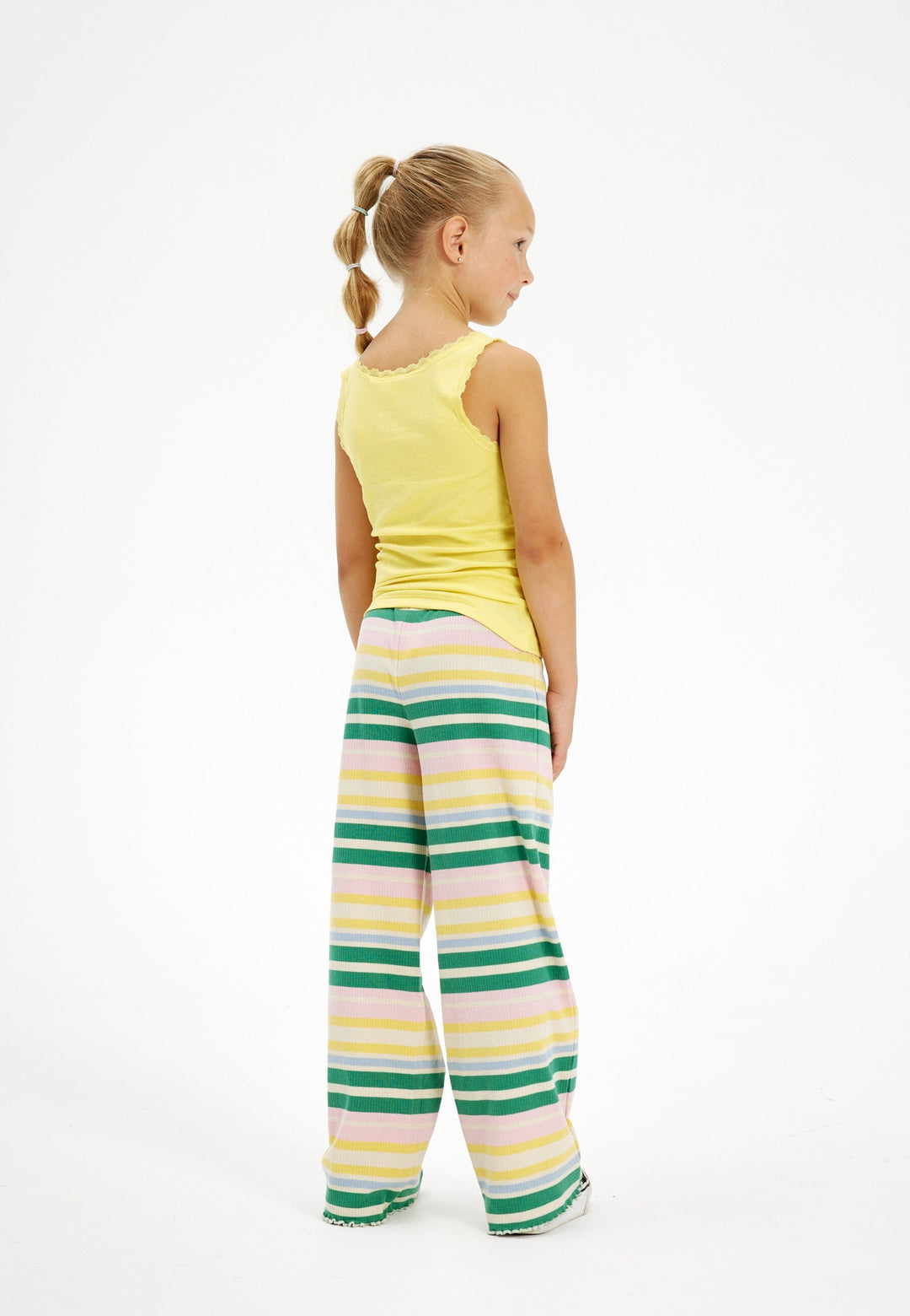 The New - Tnkate Wide Rib Pants - Lemon Drop Bukser 