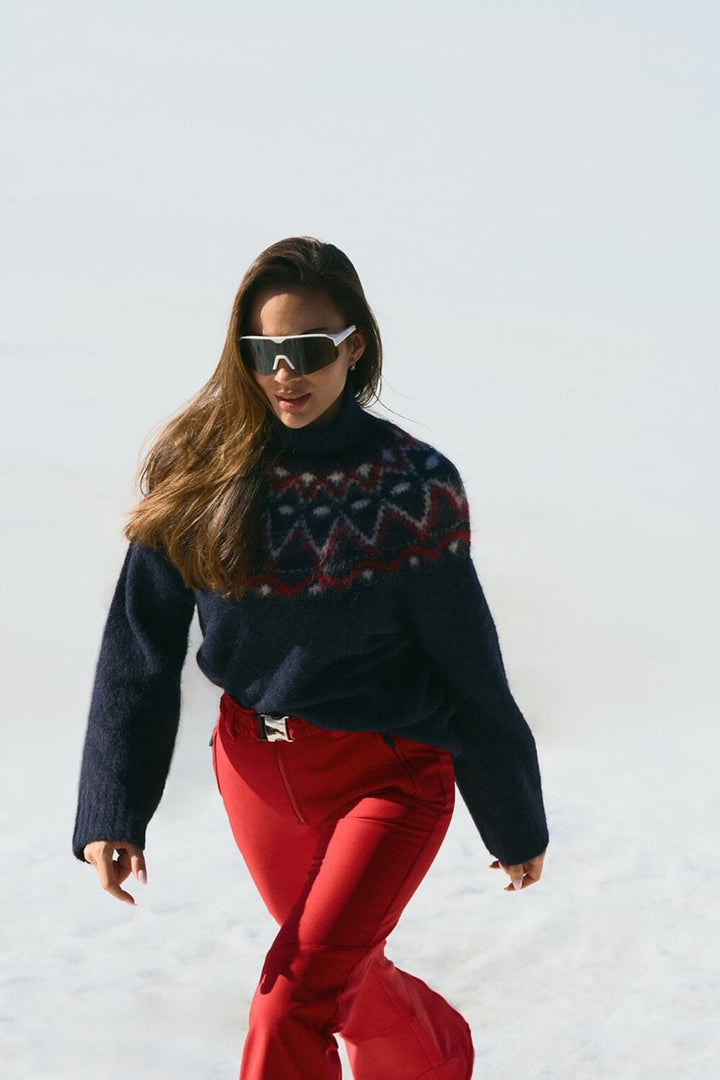 Twist & Tango - Champoluc Knitted Sweater 907066 - Navy Strikbluser 