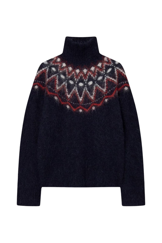 Twist & Tango - Champoluc Knitted Sweater 907066 - Navy Strikbluser 