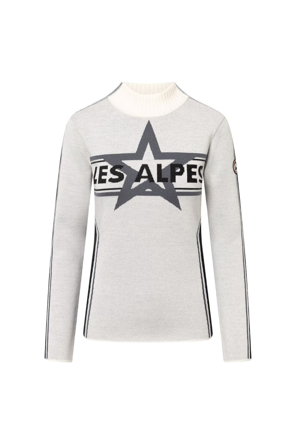 Twist & Tango - Les Alpes Star Sweater 907202 - Snow White Sweatshirts 