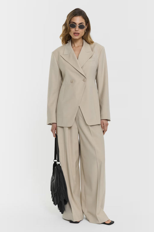 Twist & Tango - Ttnaama Blazer - Lt Beige Mélange Blazere 