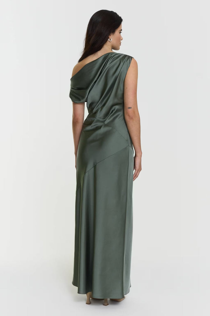 Twist & Tango - Ttvanessa Satin Dress - Agave Green Kjoler 