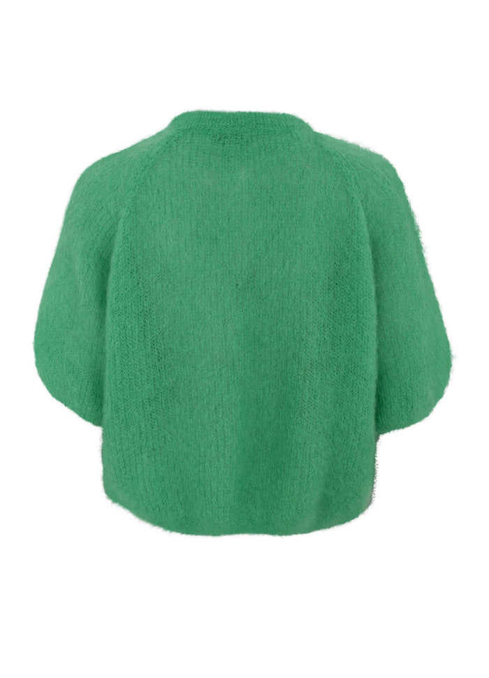 Black Colour - Bcbjoerk Patent Knit Cardigan 1251 - Green