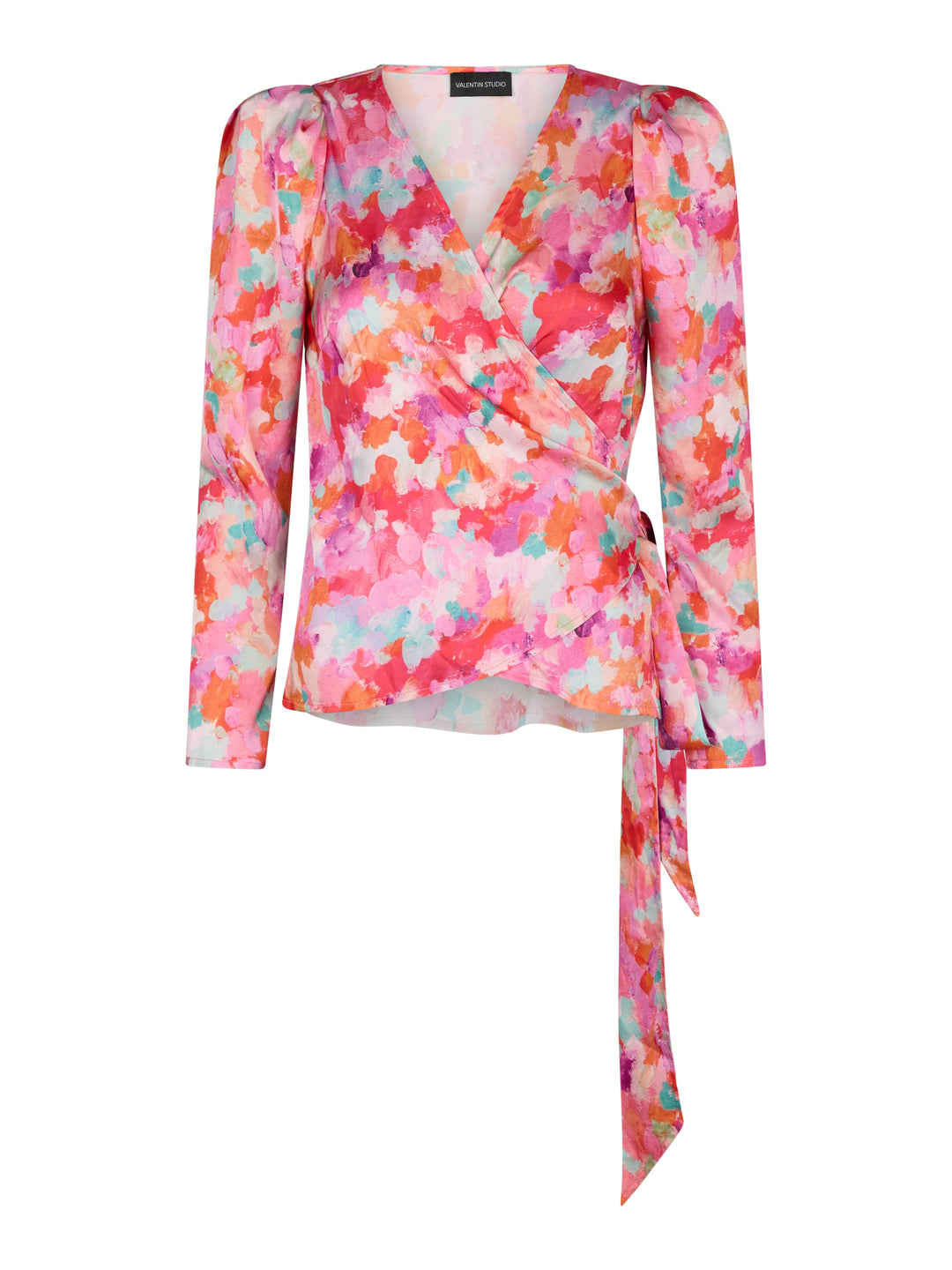 Valentin Studio - Josie Paint Splash Blouse 165600 - 302 - Multi Bluser 