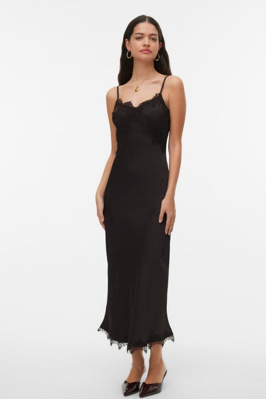Vero Moda - Vmjulie Singlet Lace Dress - 5091551 Chocolate Torte