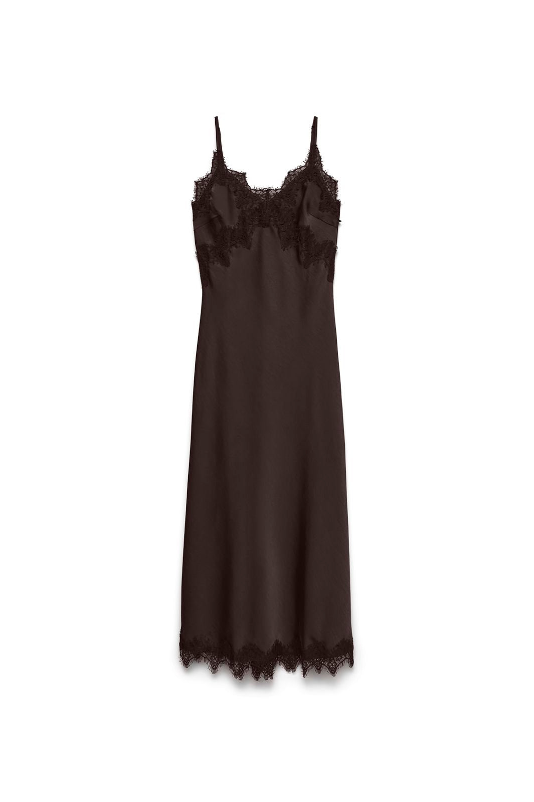 Vero Moda - Vmjulie Singlet Lace Dress - 5091551 Chocolate Torte
