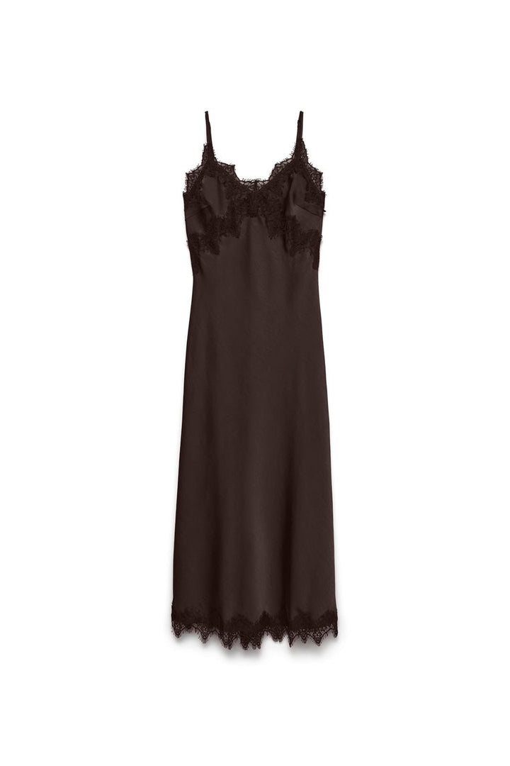 Vero Moda - Vmjulie Singlet Lace Dress - 5091551 Chocolate Torte