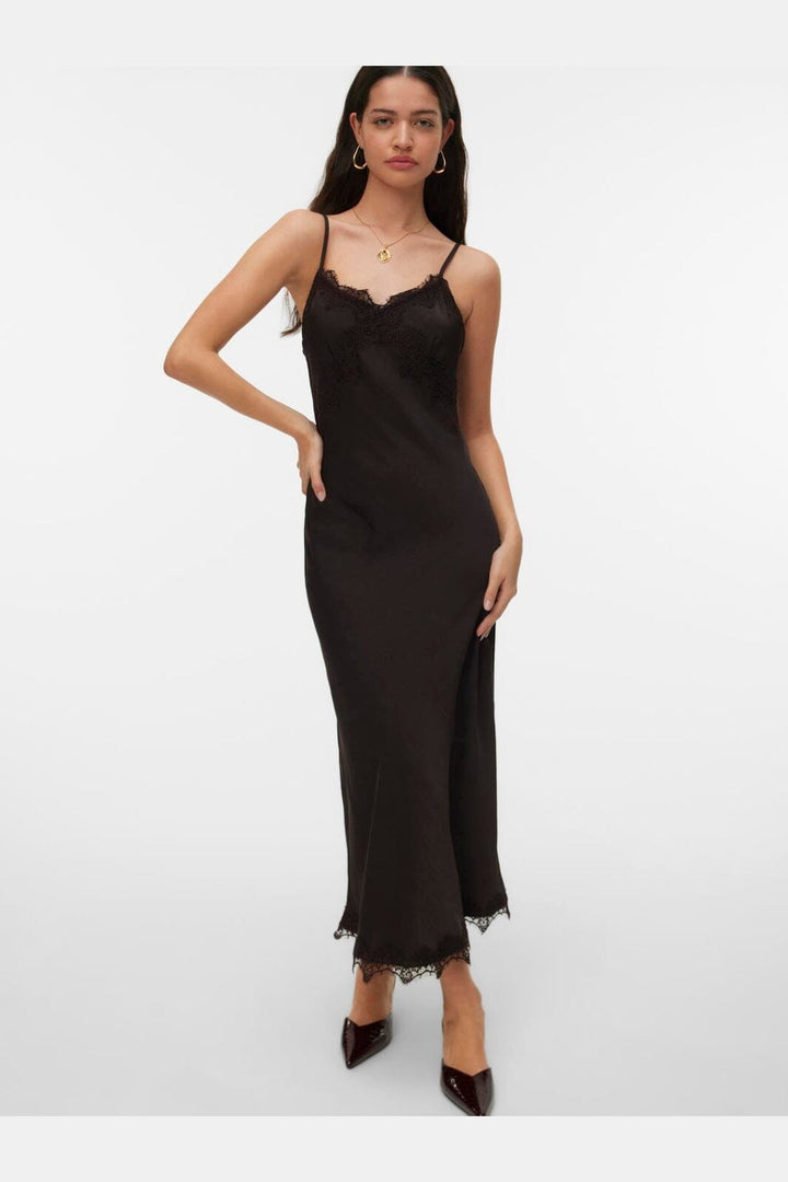 Vero Moda - Vmjulie Singlet Lace Dress - 5091551 Chocolate Torte