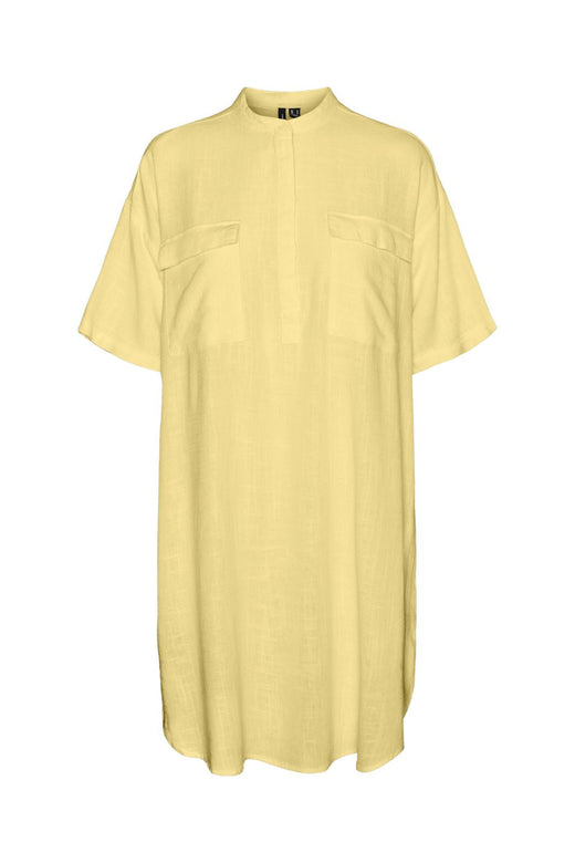 Vero Moda - Vmline 2/4 Linen Mix Tunic - 4774731 Pale Banana