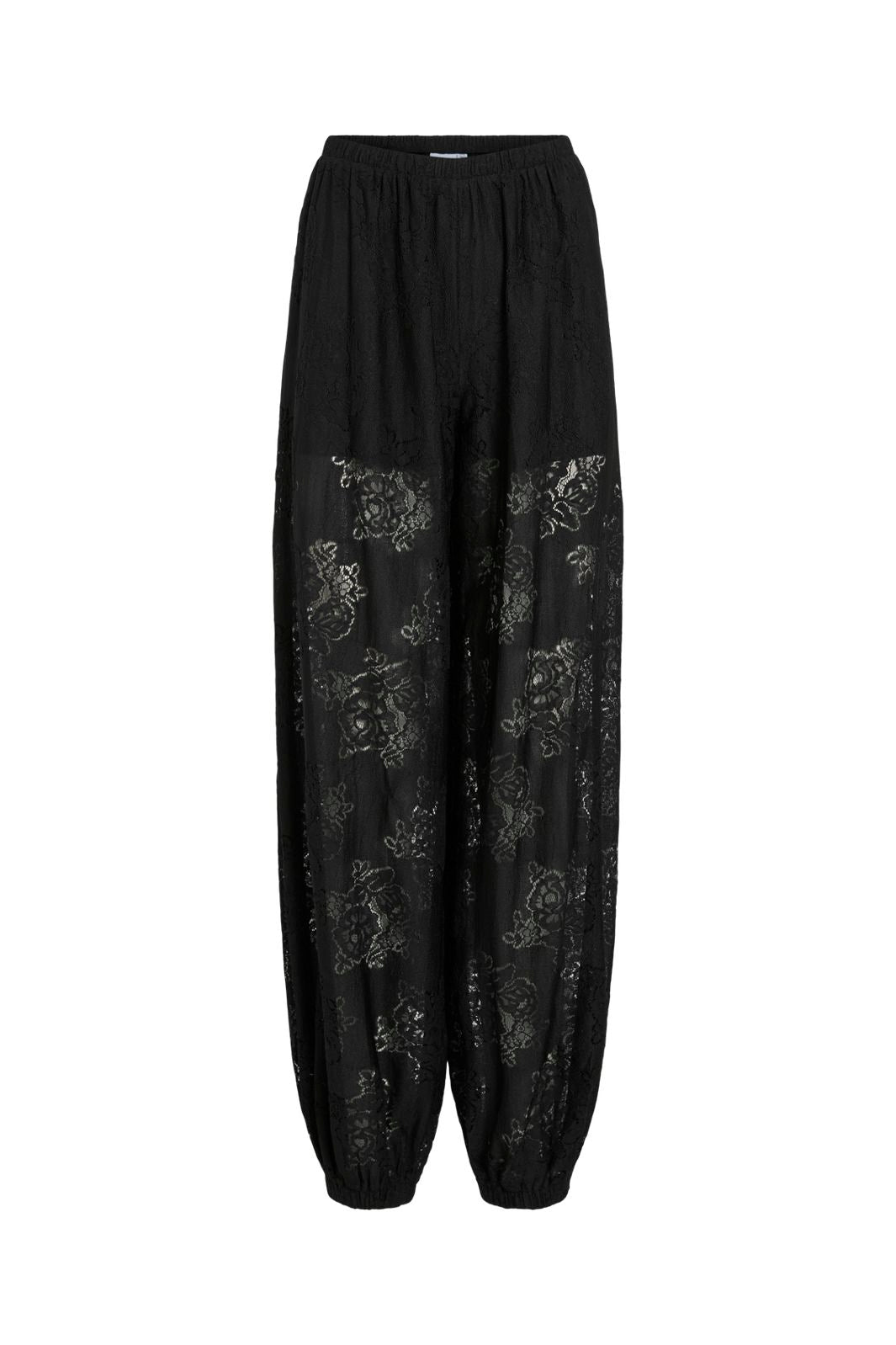 Vila - La Lace Balloon Pants - 5089022 Black
