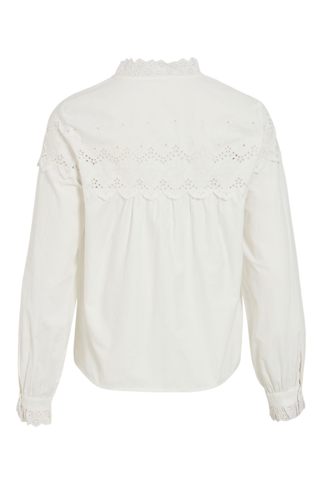 Vila - Vifima L/S Frill Shirt/Ls - 5135059 Snow White