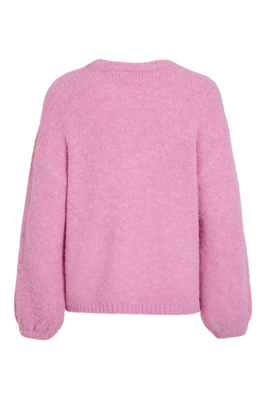 Vila - Vimorai L/S O-Neck L/S Knit Top - 5133729 Begonia Pink Melange