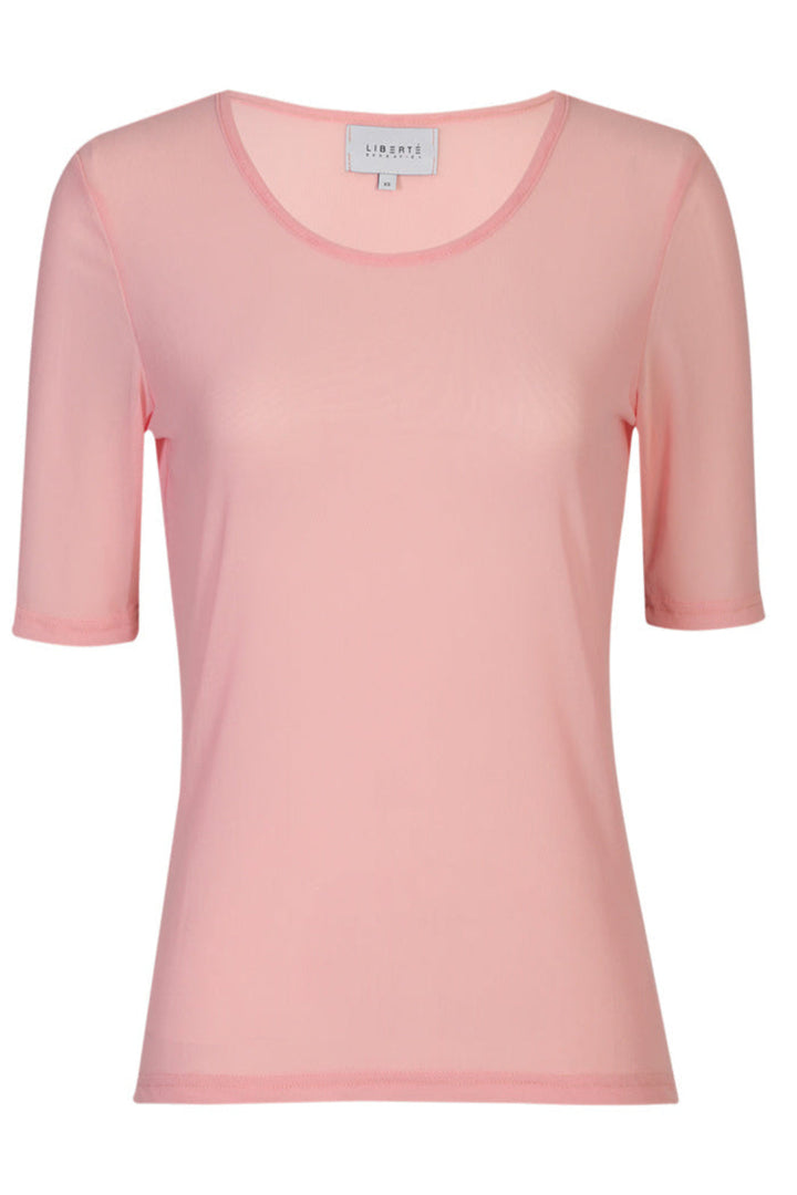 Liberte - Mesh Ss Tshirt 22064 - Rose