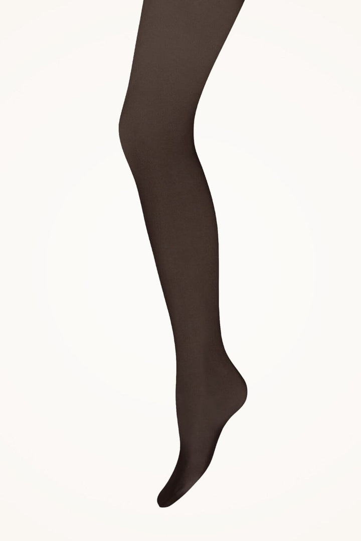 Wolford - Individual 10 control top Tigh - Black Strømpebukser 