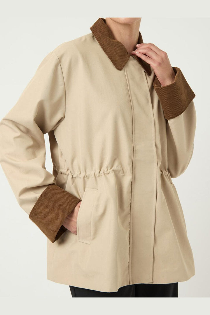 Y.A.S - Yasanca Ls Parka Jacket - 4920208 Oxford Tan