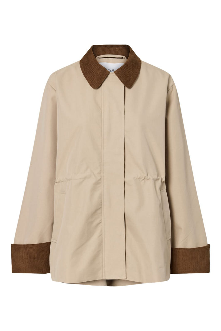 YAS - Yasanca Ls Parka Jacket - 4920208 Oxford Tan