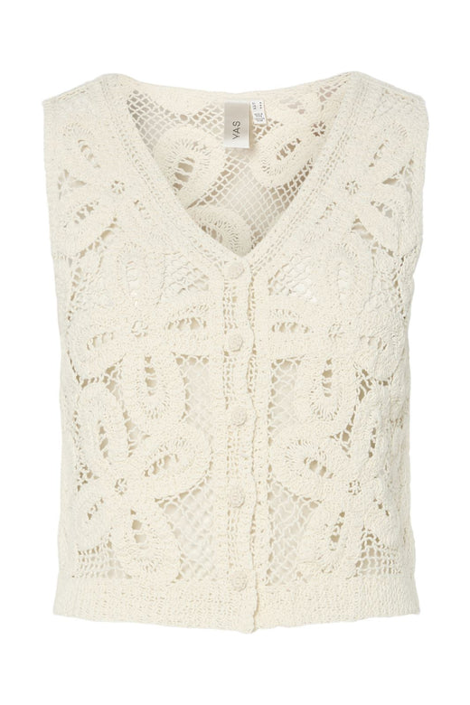 Y.A.S - Yasanula Sl Crochet Top - 4726038 Birch