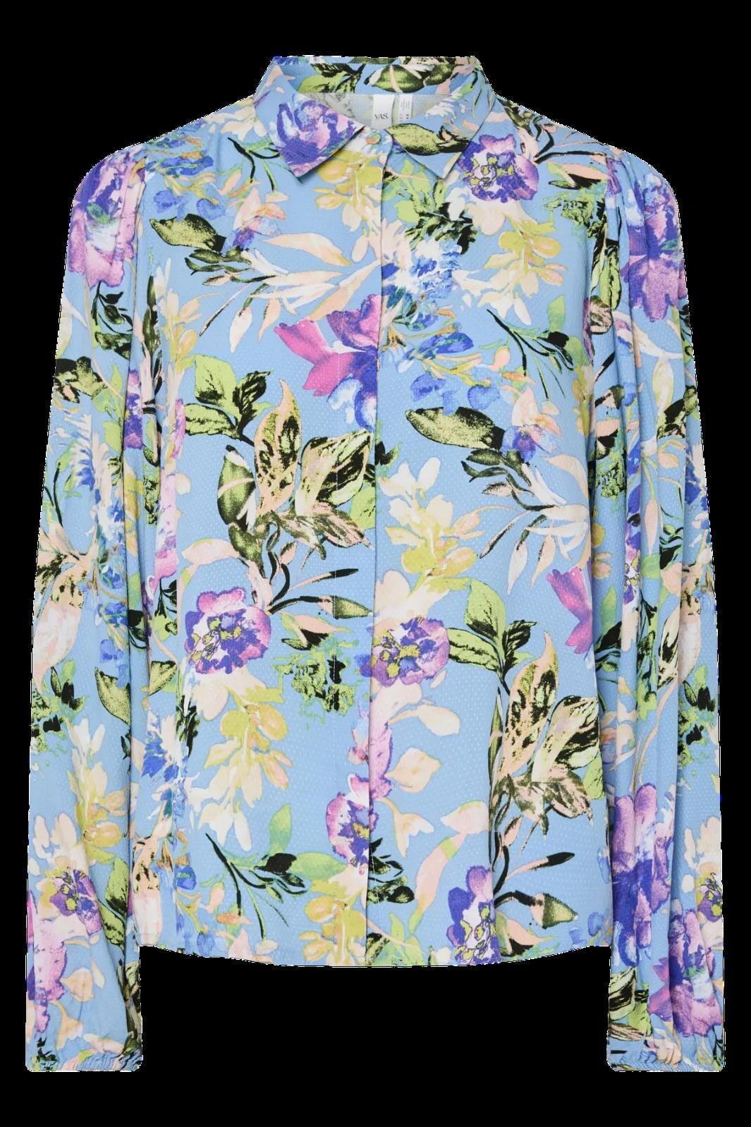 YAS - Yasasina Ls Shirt - 4658667 Clear Sky Alicca Skjorter 
