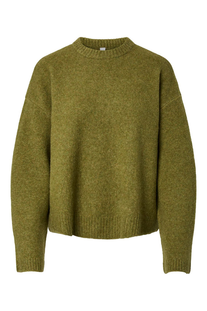 YAS - Yascardi Ls Knit Pullover - 5101614 Cardamom Seed