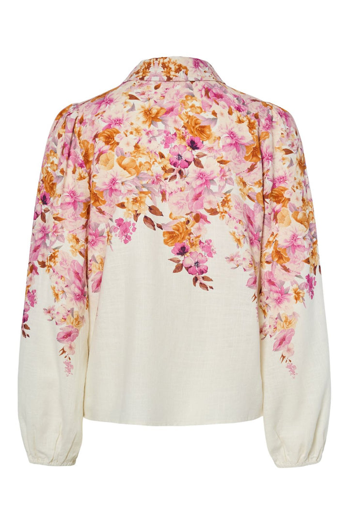 YAS - Yascleo Ls Shirt - 4863894 Birch Cleo Print