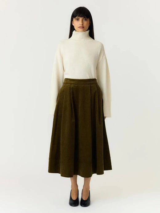 YAS - Yascordo Long Skirt - 5119369 Fir Green Nederdele 