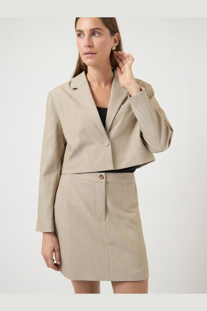 YAS - Yasdetana Skirt - 4959192 Pelican W. Skyway