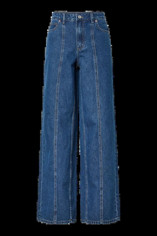 Y.A.S - Yaselsie Wide Jeans - 4951955 Medium Blue Denim Jeans 