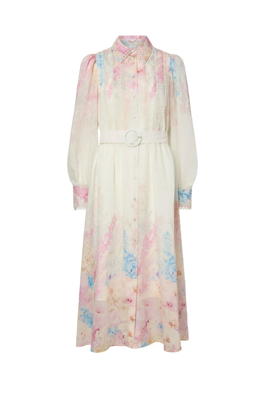 YAS - Yasflorence Ls Long Dress - 4965240 Pristine Florence Aop Kjoler 