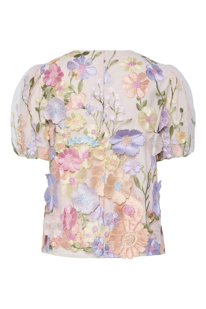 Voorbestelling - Y.A.S - Yasflowering Ss Top - 4886953 Lavendula Pastel Flowers
