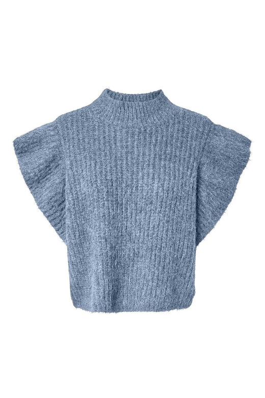 YAS - Yasflura Sl Knit Vest - 5191356 Soft Chambray