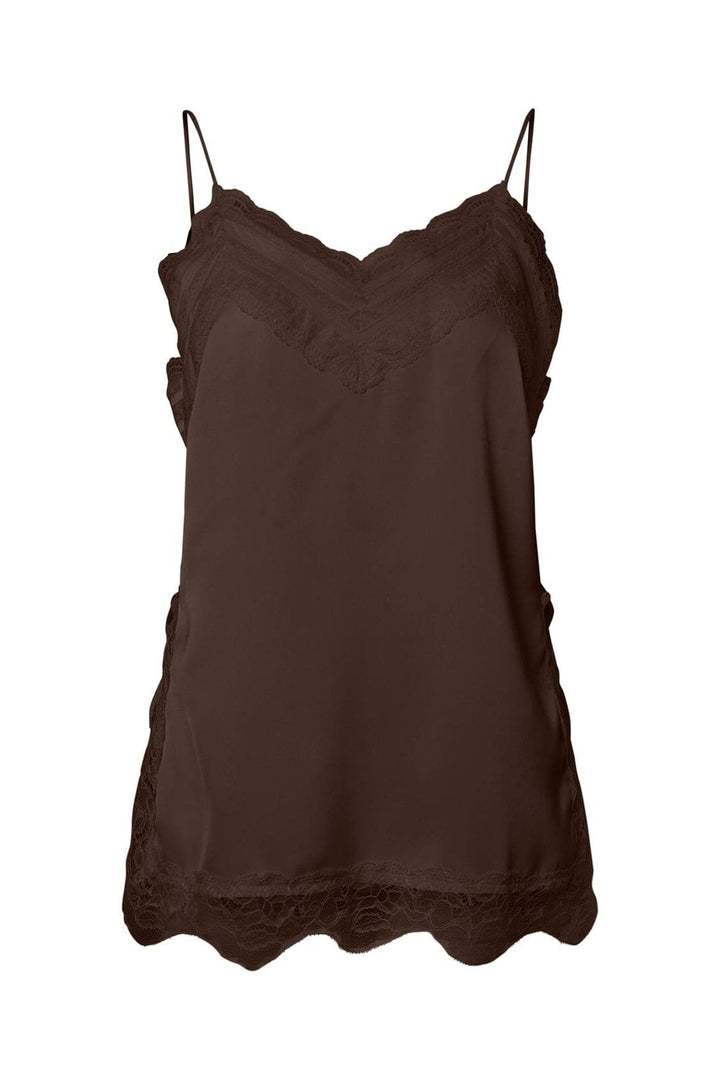 Y.A.S - Yasfrankie Strap Top - 5091564 Chocolate Brown
