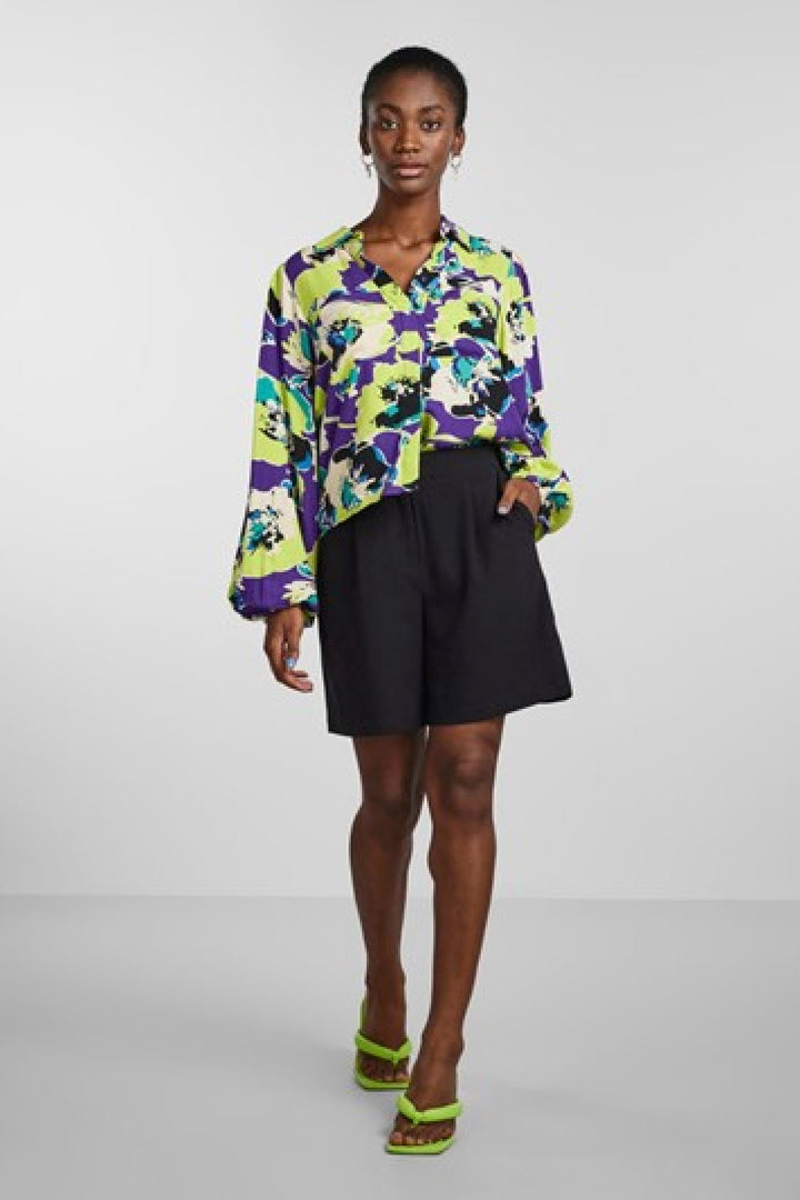 Y.A.S - Yashelen Long Shorts S. - Black Shorts 