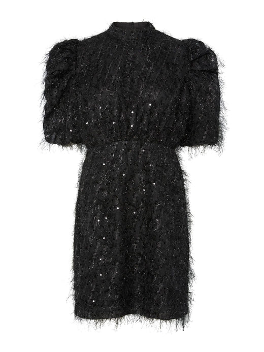 YAS - Yasilza 2/4 Sequin Dress - 4878357 Black Kjoler 