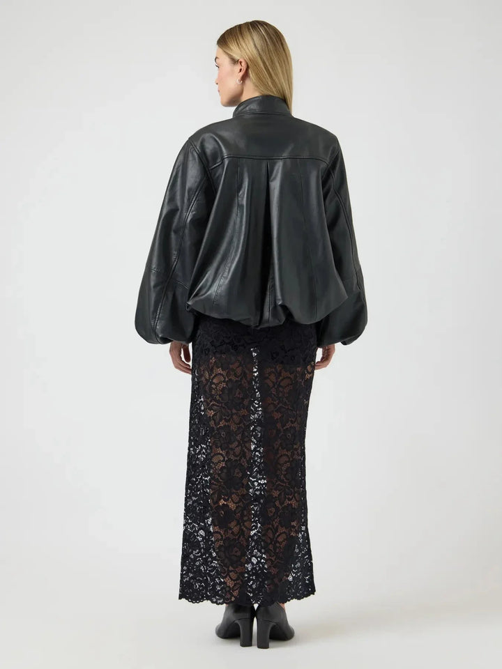 YAS - Yasisabel Leather Jacket - 5105116 Black Jakker 