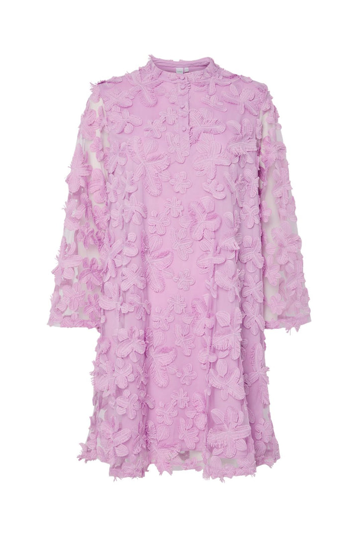 Voorbestelling - Y.A.S - Yaskarly 7/8 Short Dress - 4920194 Pink Lavender