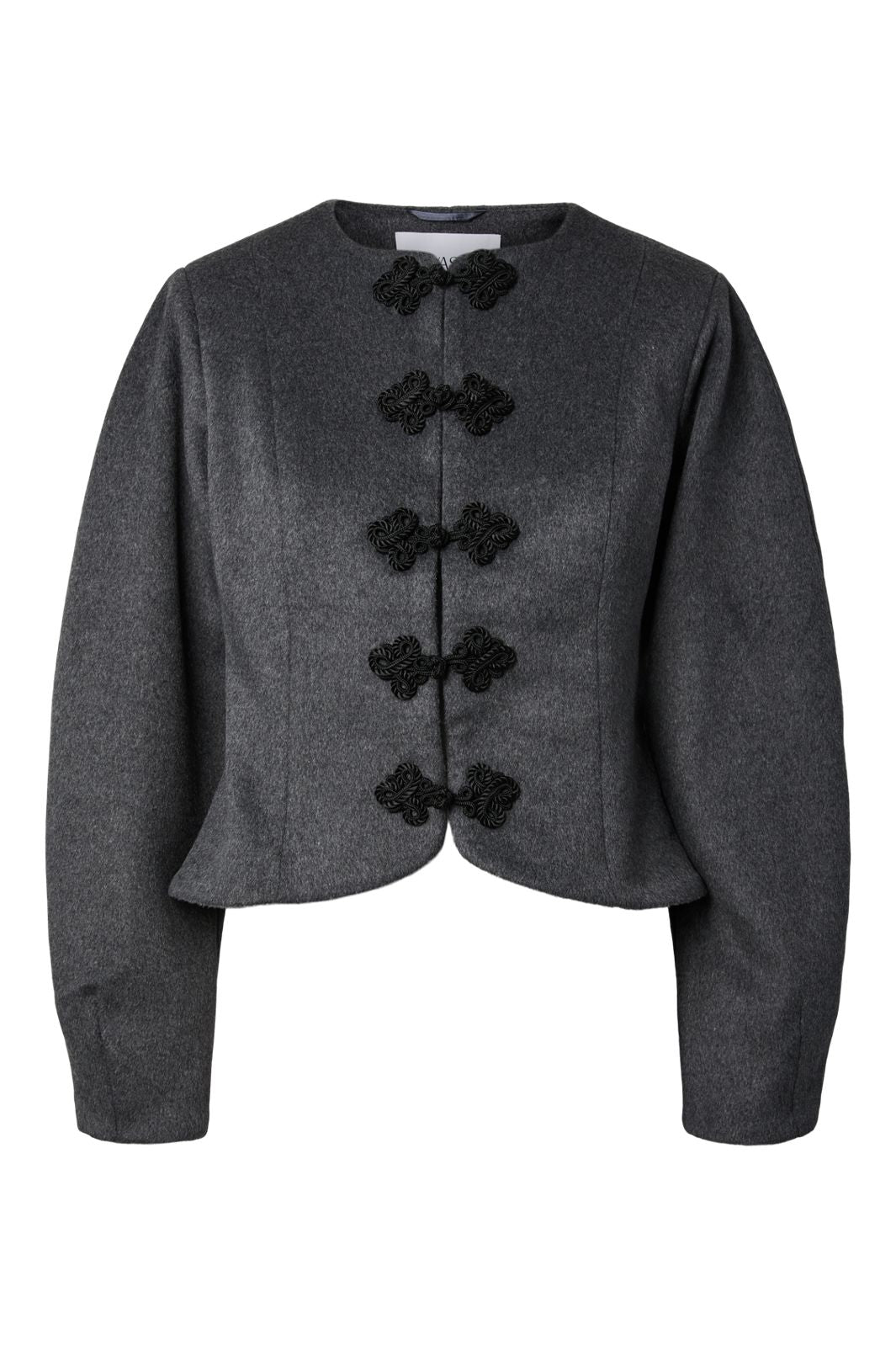YAS - Yasnapo Ls Wool Jacket Story - 5184802 Dark Grey Melange