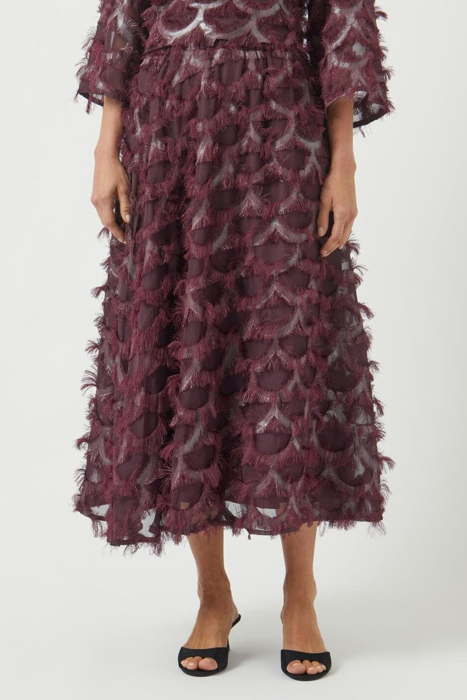 YAS - Yaspazilla Skirt - 4875443 Port Royale W Metallic