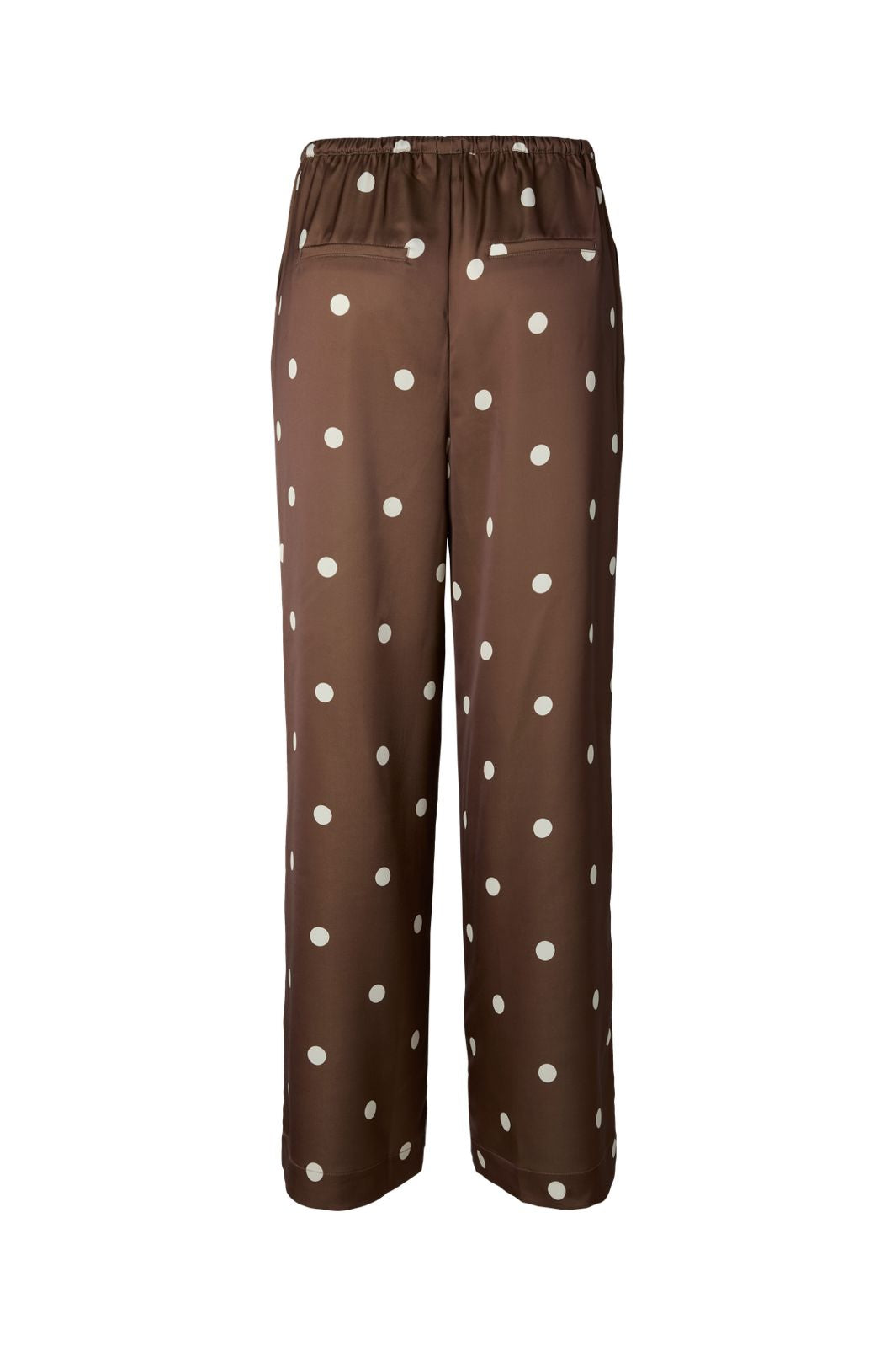 YAS - Yaspella Pant - 5084732 Pinecone Ecru Dots