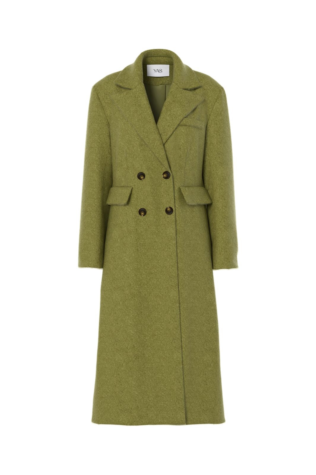 YAS - Yasroyla Ls Wool Blend Long Coat - 5099573 Cardamom Seed