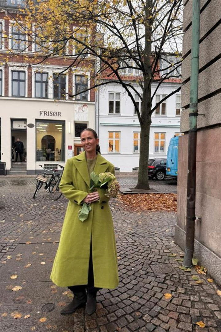 YAS - Yasroyla Ls Wool Blend Long Coat - 5099573 Cardamom Seed Frakker 