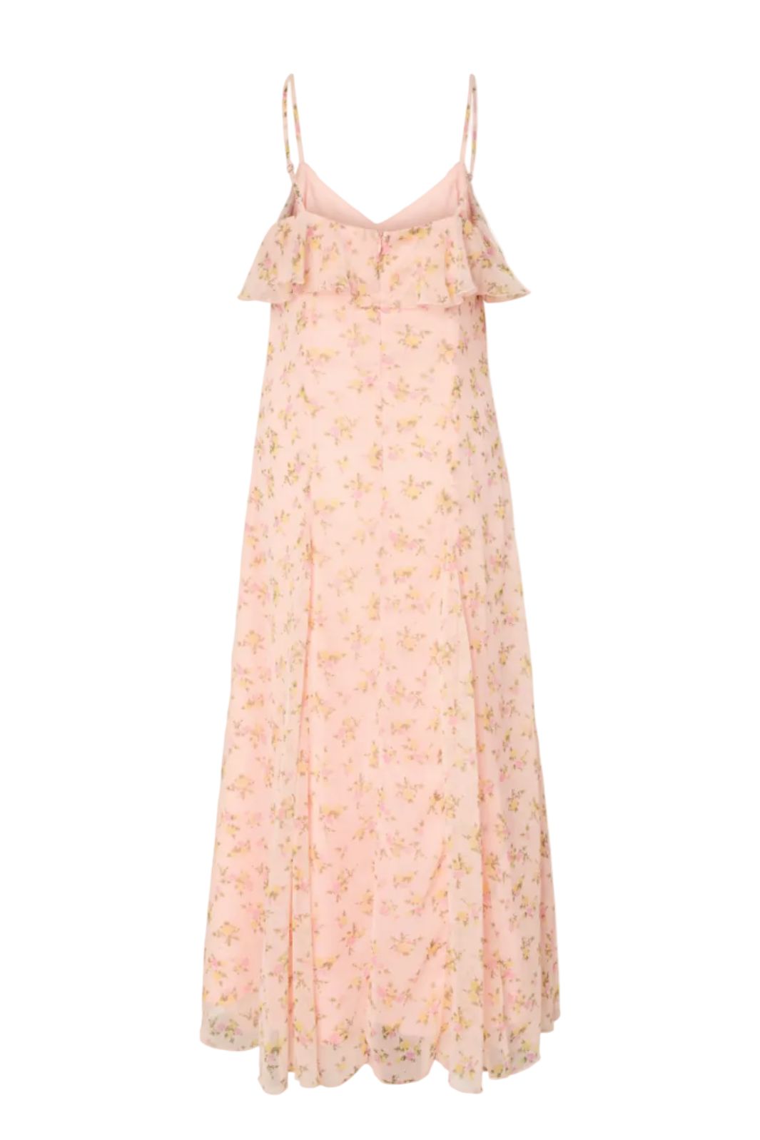 YAS - Yassoiree Strap Maxi Dress Bm - 4977236 Blushing Rose Soiree Aop Kjoler 