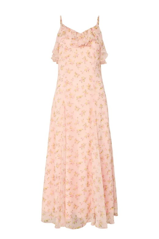 YAS - Yassoiree Strap Maxi Dress Bm - 4977236 Blushing Rose Soiree Aop Kjoler 